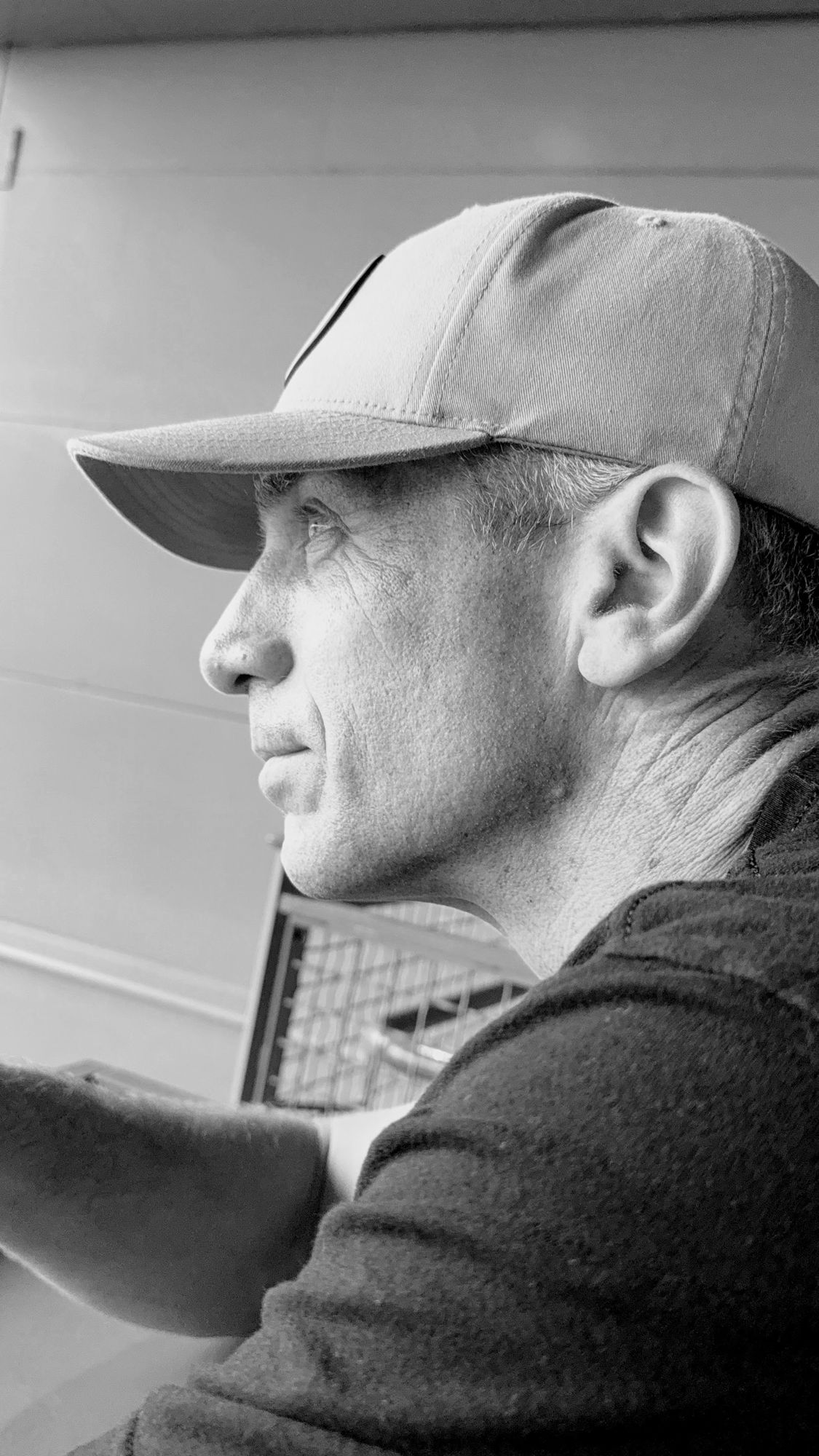 Todd Reily in profile, looking ahead
