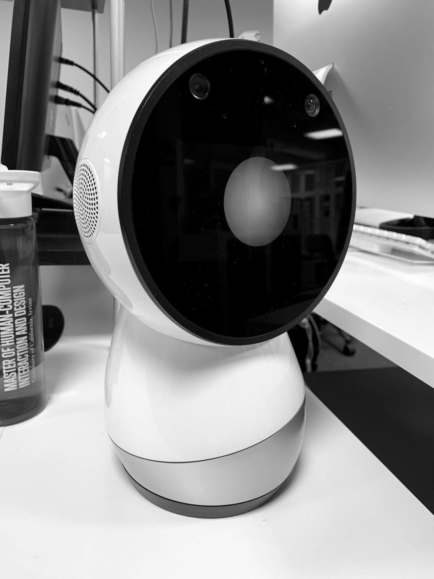 Jibo social robot on a desk